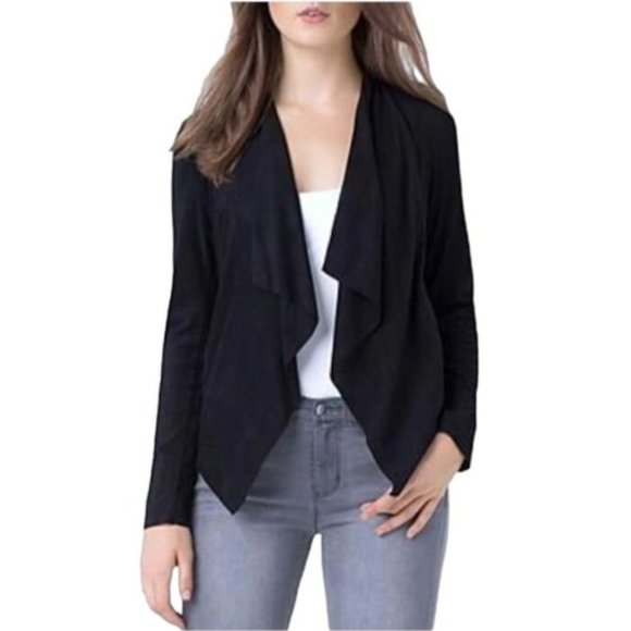 Liverpool Perforated Drape-front Jacket | Extra Small - Picture 1 of 8